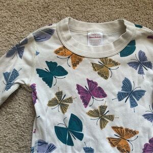 Hanna Andersson Multicolor Butterfly Long Sleeve Tee